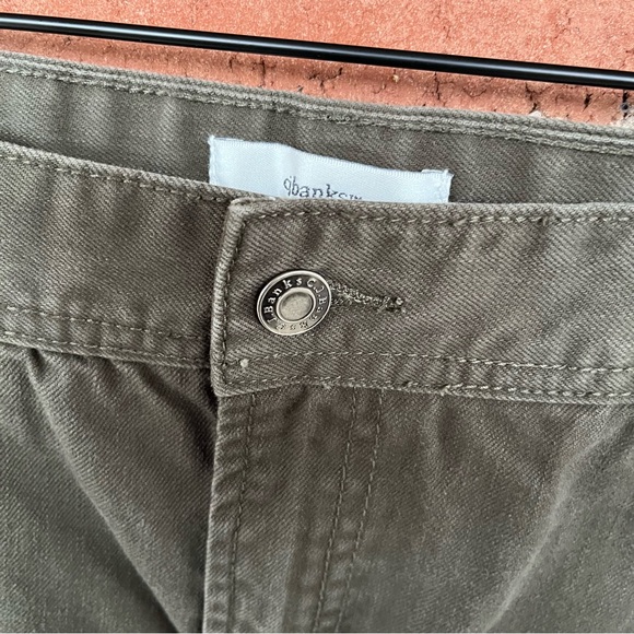 Beautiful and stylish green denim weight skirt. 20 W. CJBanks (only on Poshmark) - Picture 2 of 10